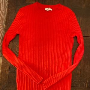 Red h&m sweater!